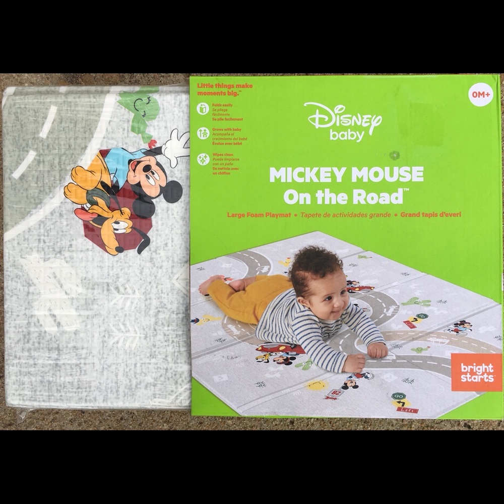 Baby Mat- Mickey Mouse on the Road